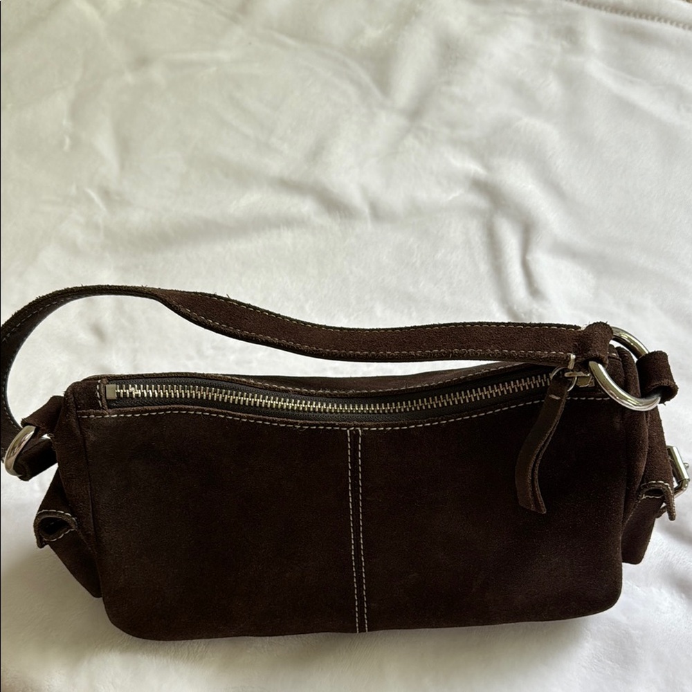 Banana Republic Brown Suede Shoulder Bag